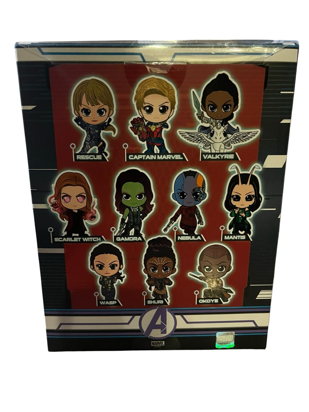 Marvel Female Heroes Mini Figure Set with Purple Accents - Picture 4 of 4